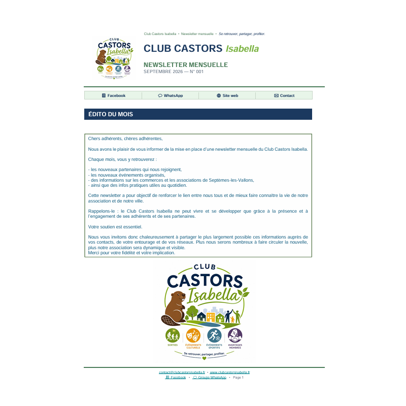 NEWSLETTER 001