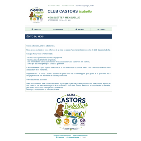 NEWSLETTER 001